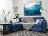 Waves Glass Wall Art Ocean Glass Art Tempered Large Glass Wall Art Housewarming Gift Ocean Wall Decor Glass Art Printing